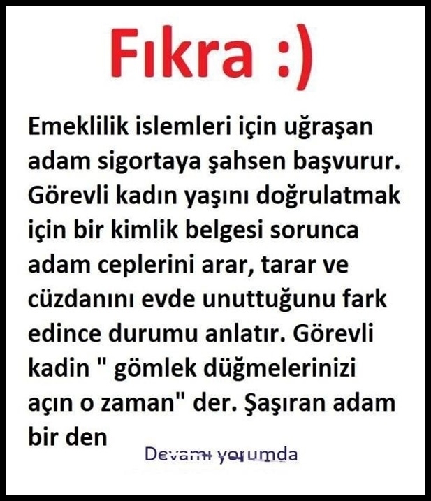 YOK BÖYLE KOMİK FIKRA BENCE galerisi resim 1