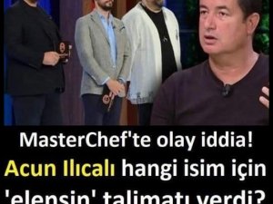 MasterChef’te olay iddia