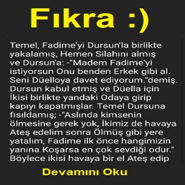 Temel İle Fadime  (Fıkra) galerisi resim 1