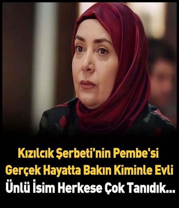 Pembe bakın gerçekte kiminle evliymiş galerisi resim 1