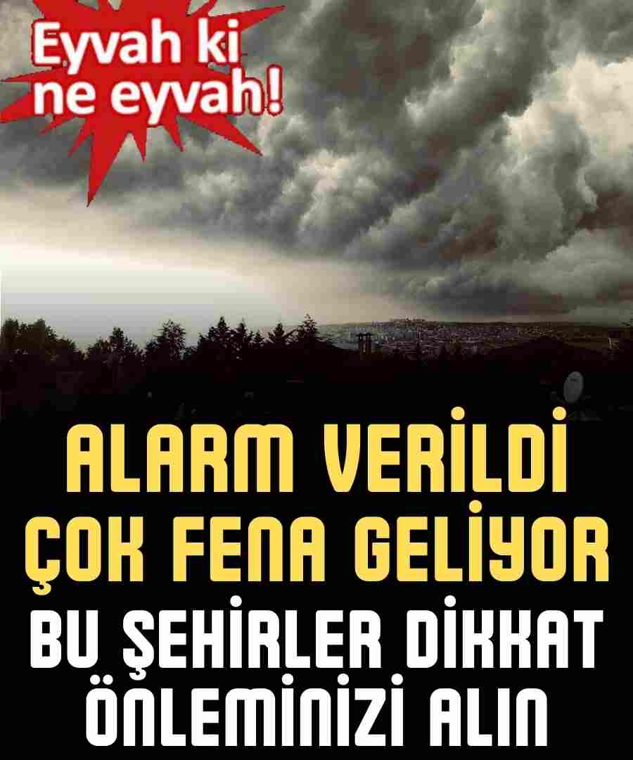 Meteoroloji'den 28 il için uyarı galerisi resim 1