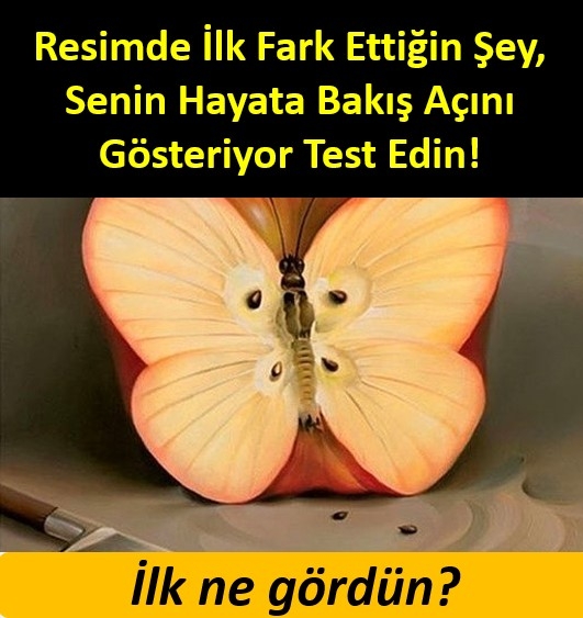 RESİMDE İLK FARK ETTİĞİN ŞEY, SENİN HAYATA BAKIŞ AÇINI GÖSTERİYOR galerisi resim 1