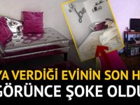 KİRAYA VERDİĞİ EVİNİ KONTROL ETMEK İSTEYİNCE HAYATININ ŞOKUNU YAŞADI