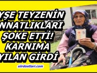 AYŞE TEYZENİN ANNATLIKLARI ŞOKE ETTİ ! KARNIMA YILAN GİRDİ